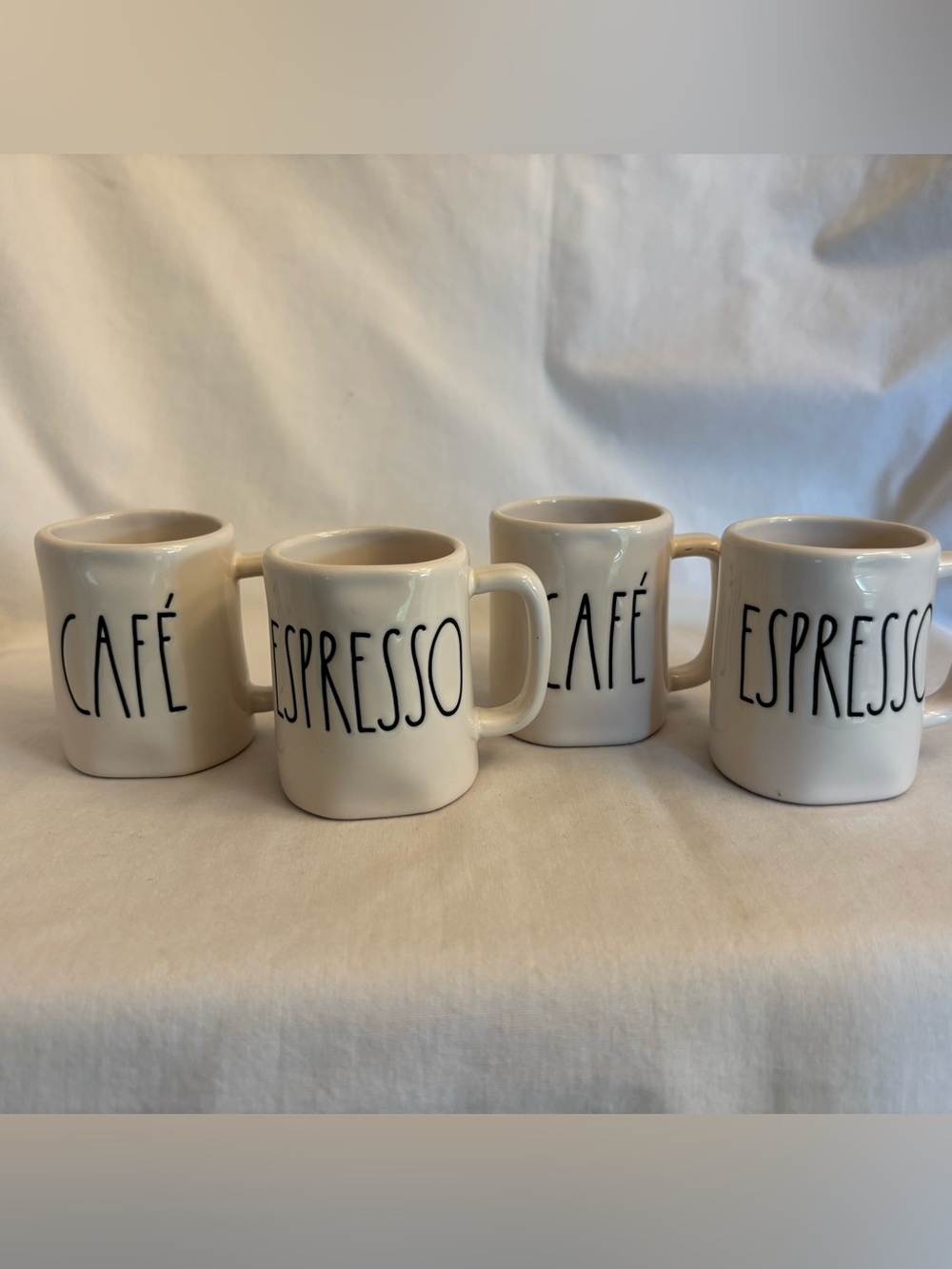 Rae Dunn Mini Mugs Set Of 4 Espresso Cups: Café & Espresso